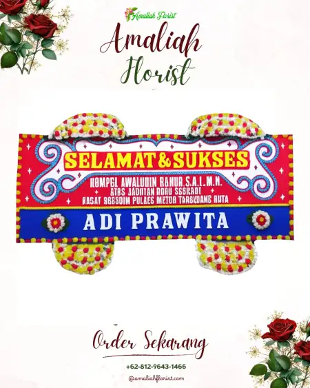 Papan Bunga Ucapan Selamat Mulyosri